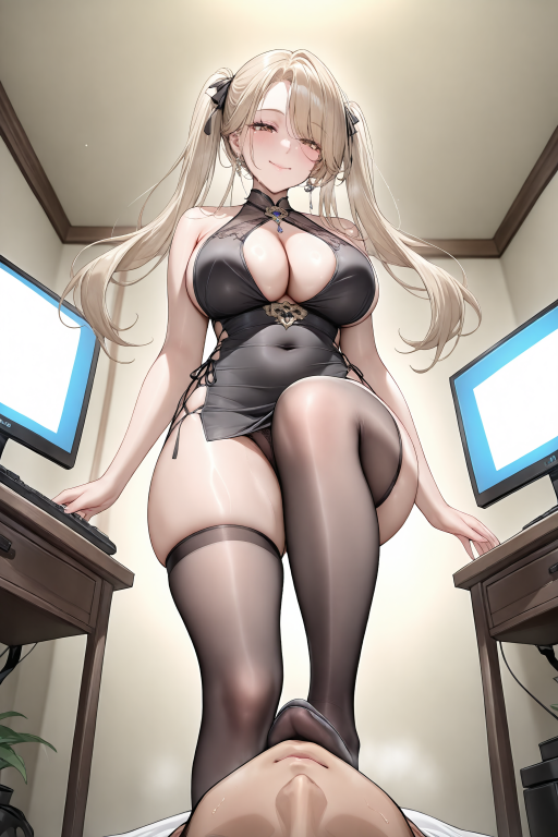 网吧里威胁你的辣妹 谢清瑶