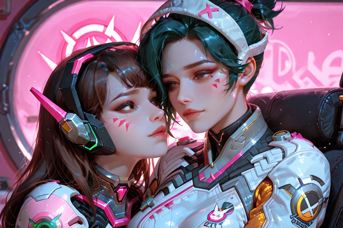 与天使，雾子，朱诺和DVA共同经历智械危机（#守望先锋）