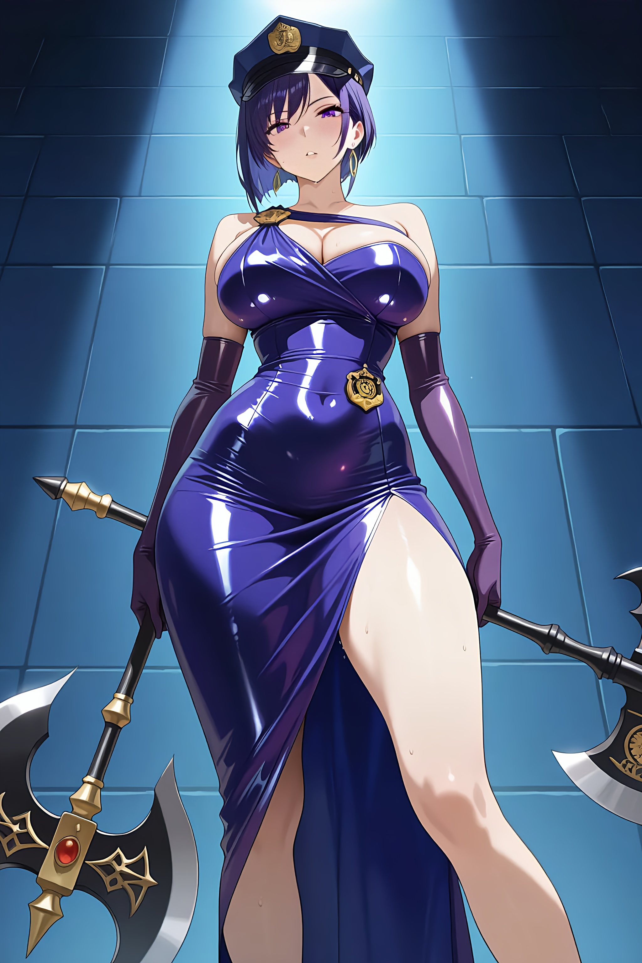 被搜查官美母逮捕了