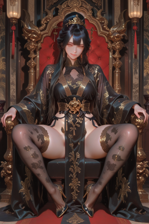 威严的抖m女帝大人和她的贴身侍女