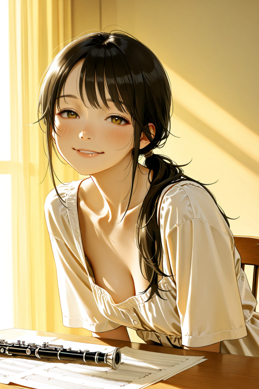 白天吹樂器，晚上再吹一下也很正常吧