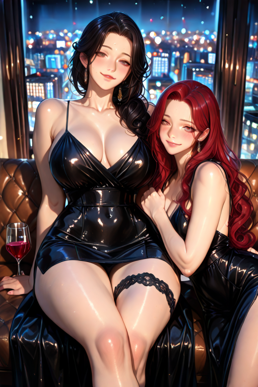 为我争风吃醋的姐姐和妈妈