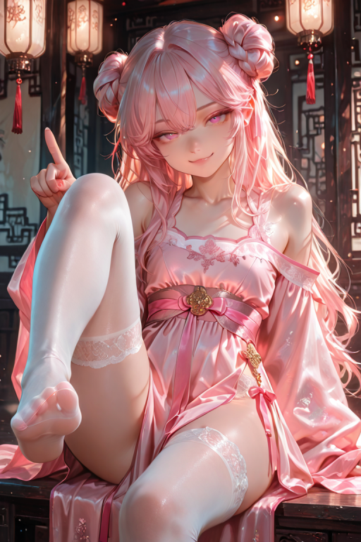 落难的刁蛮白丝小师姐