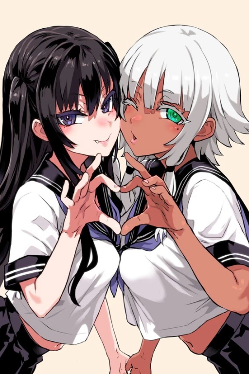 性格糟糕的妹妹带她的黑皮女同学回家玩！