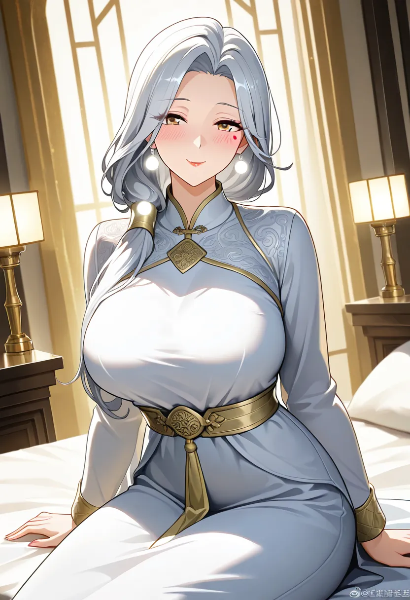 鹤发童颜的守贞老祖