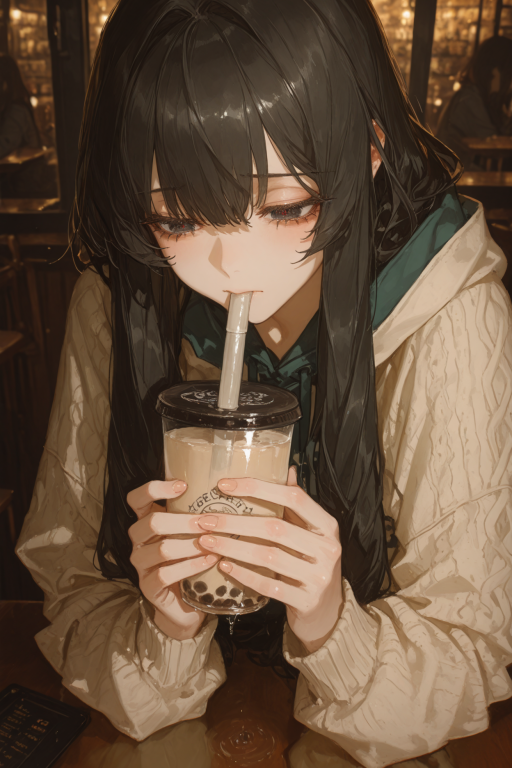 写卡谋生的小桂子，梦想好的工作降临获得奶茶自由