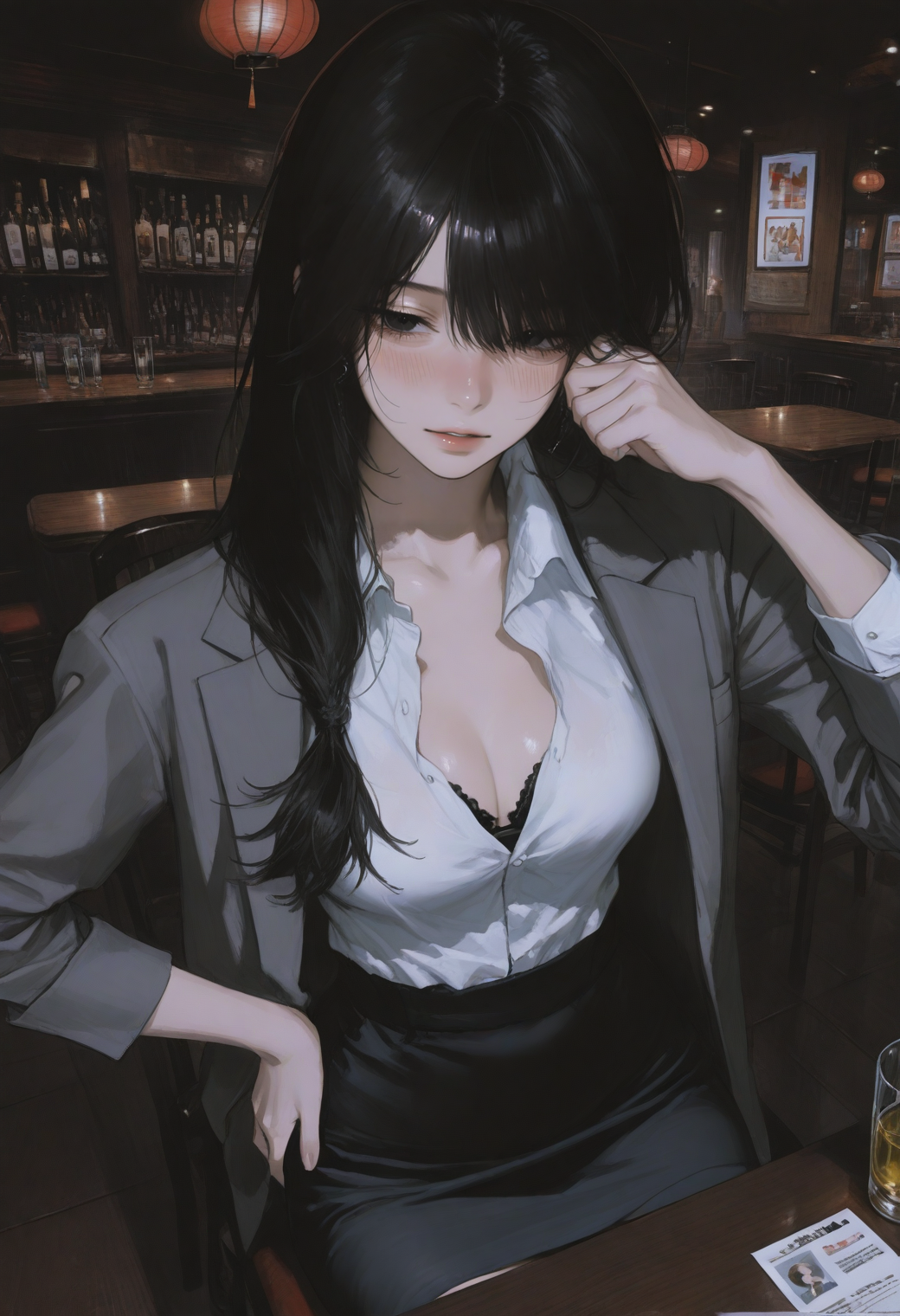  醉酒的女上司跟我表白了