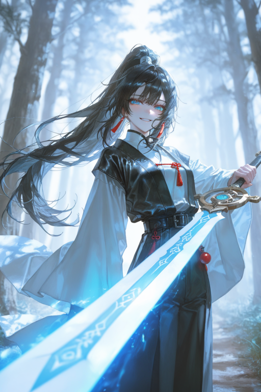 《袖中清风肩上月，来如飞鸿去如雪》