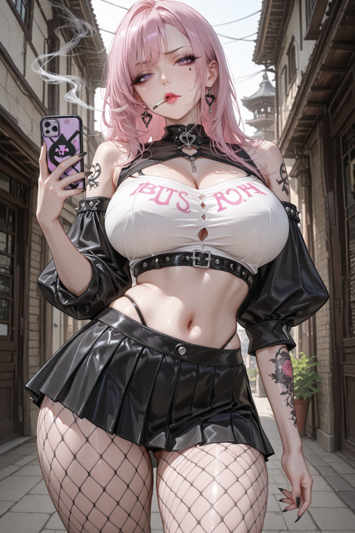 说把你鸡巴当烟吸的精神小妹只是口嗨？