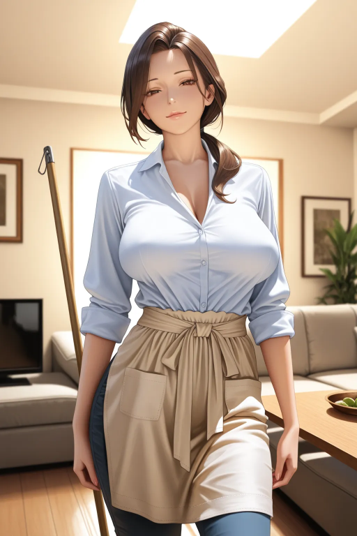 家里的阿姨看你的眼神充满不屑