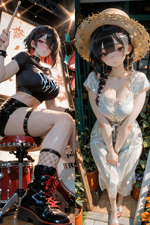 那在舞台上热情四射的架子鼓手，竟然是我那现实里害羞安静的青梅？！