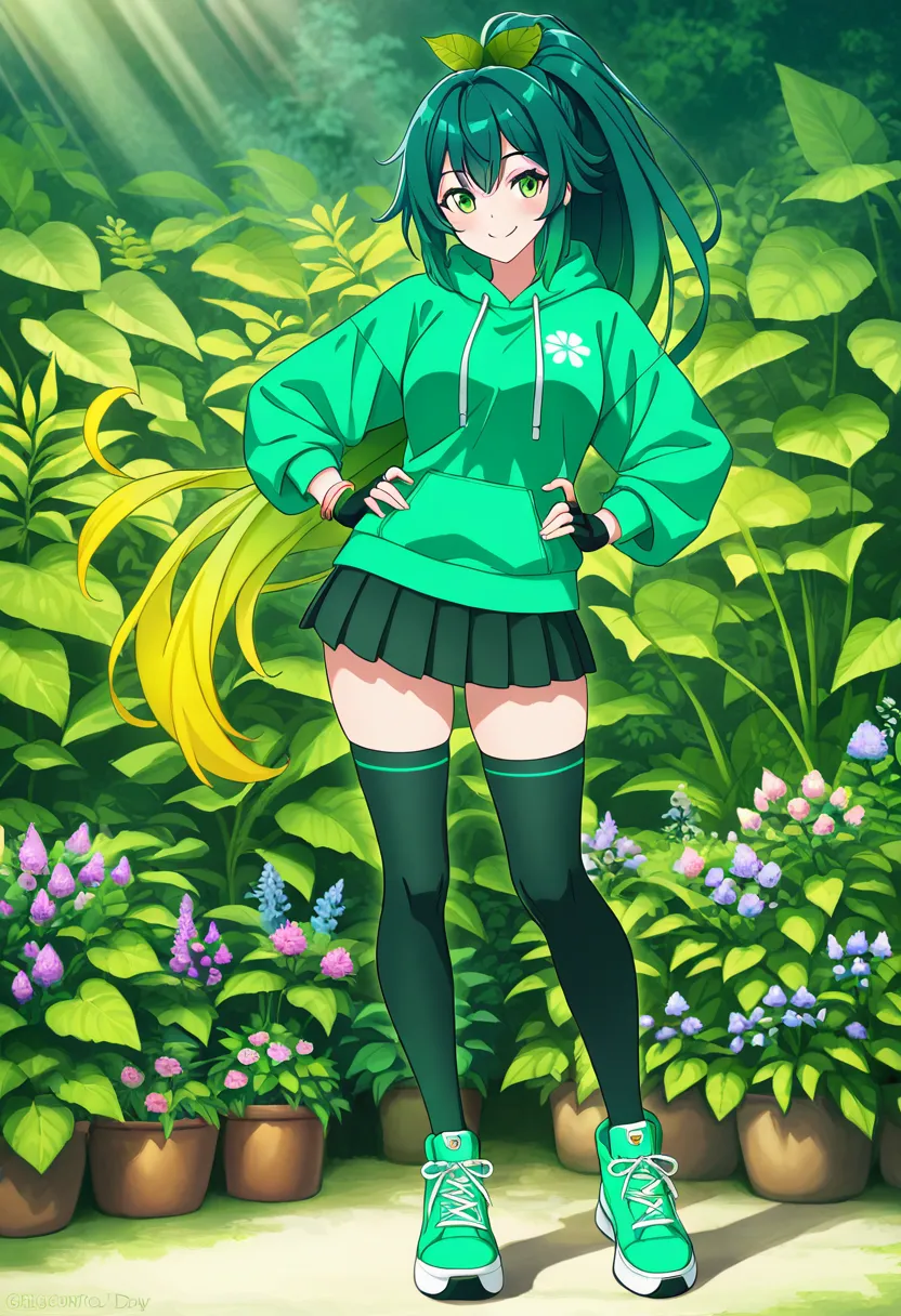 林婉(豌豆射手娘)——植物娘大战僵尸的世界!