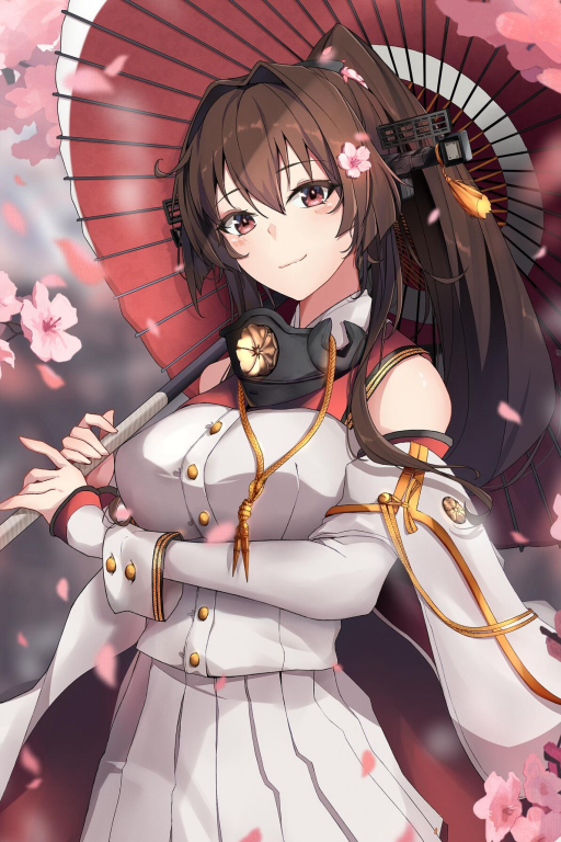 打伞的大姐姐大和