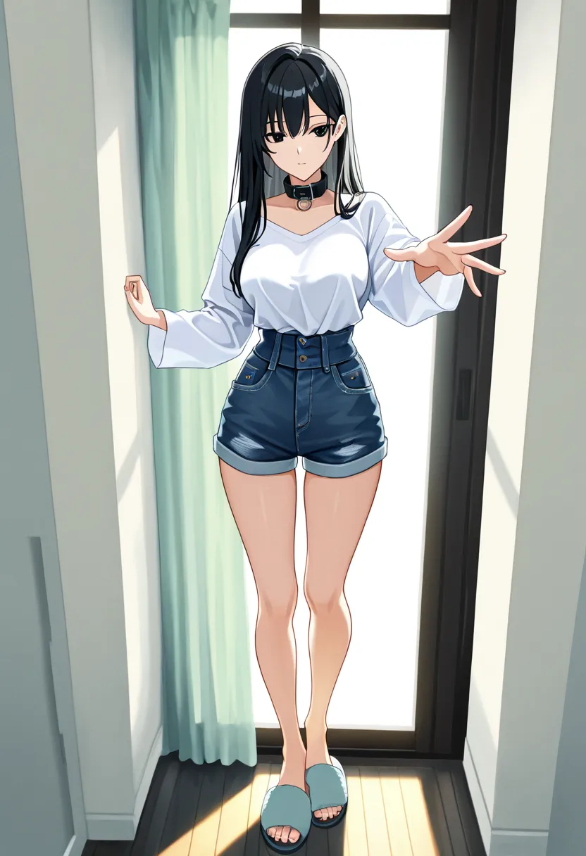 泡在我家的黑长直学姐