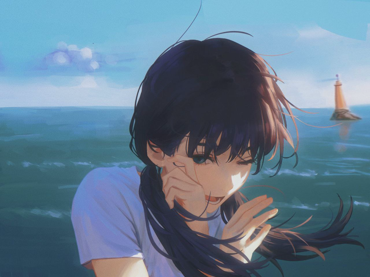 自己吓自己，但是三鹰朝