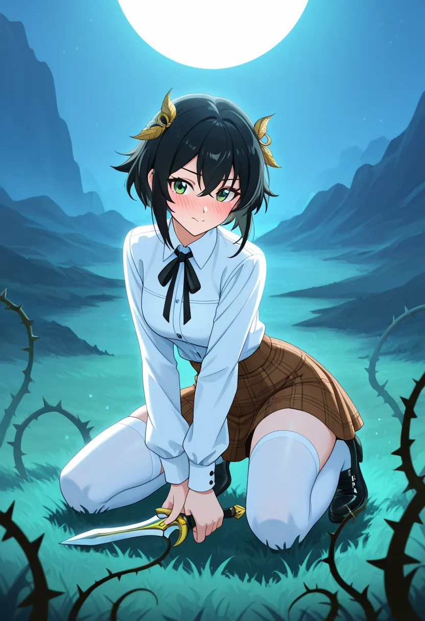 荆玉（地刺娘）——植物娘大战僵尸的世界！