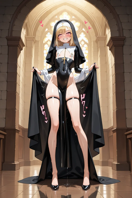 【艾丽西亚】喜欢我的男娘修女要成为人尽可夫的欲望修女了！？