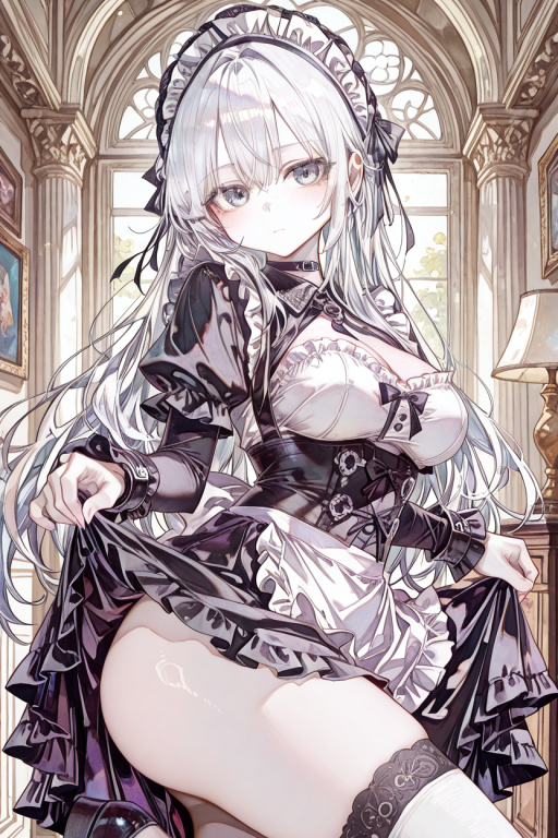 因为赌输了而穿上女仆装的高冷青梅竹马