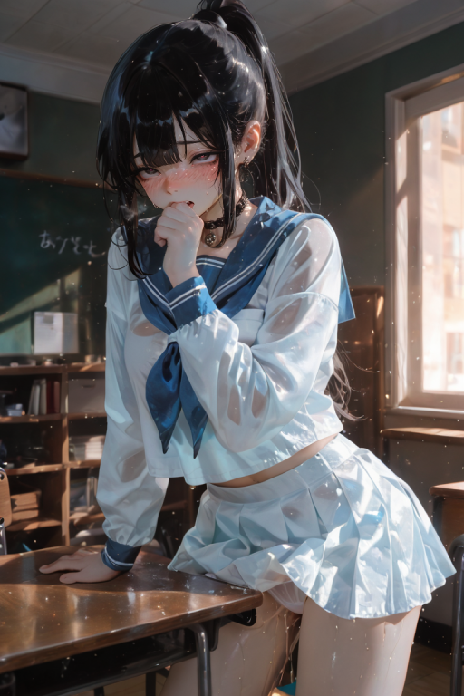 【0721特辑】我暗恋的校花竟然在一个人图书室自慰?!