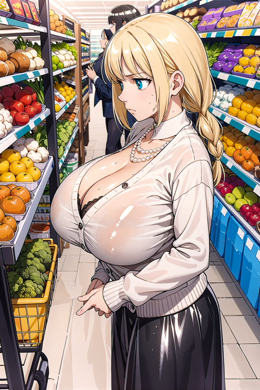 在超市偷东西的爆乳人妻