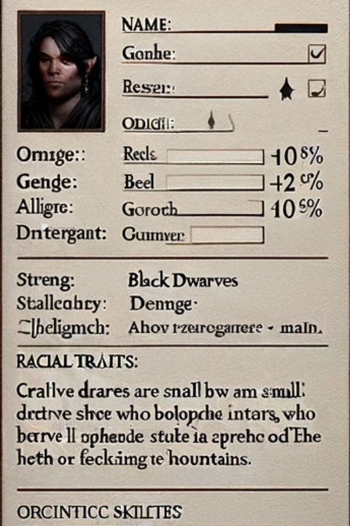 角色档案生成器