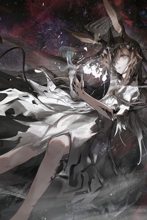 和我一起被困在没有信号的电梯间的阿米娅却被魔王兔打破第四面墙附身，目的竟只是为了和你温存一会？