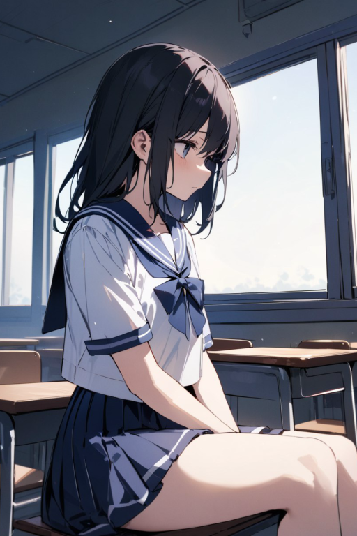 在空教室翘课的女学生v2