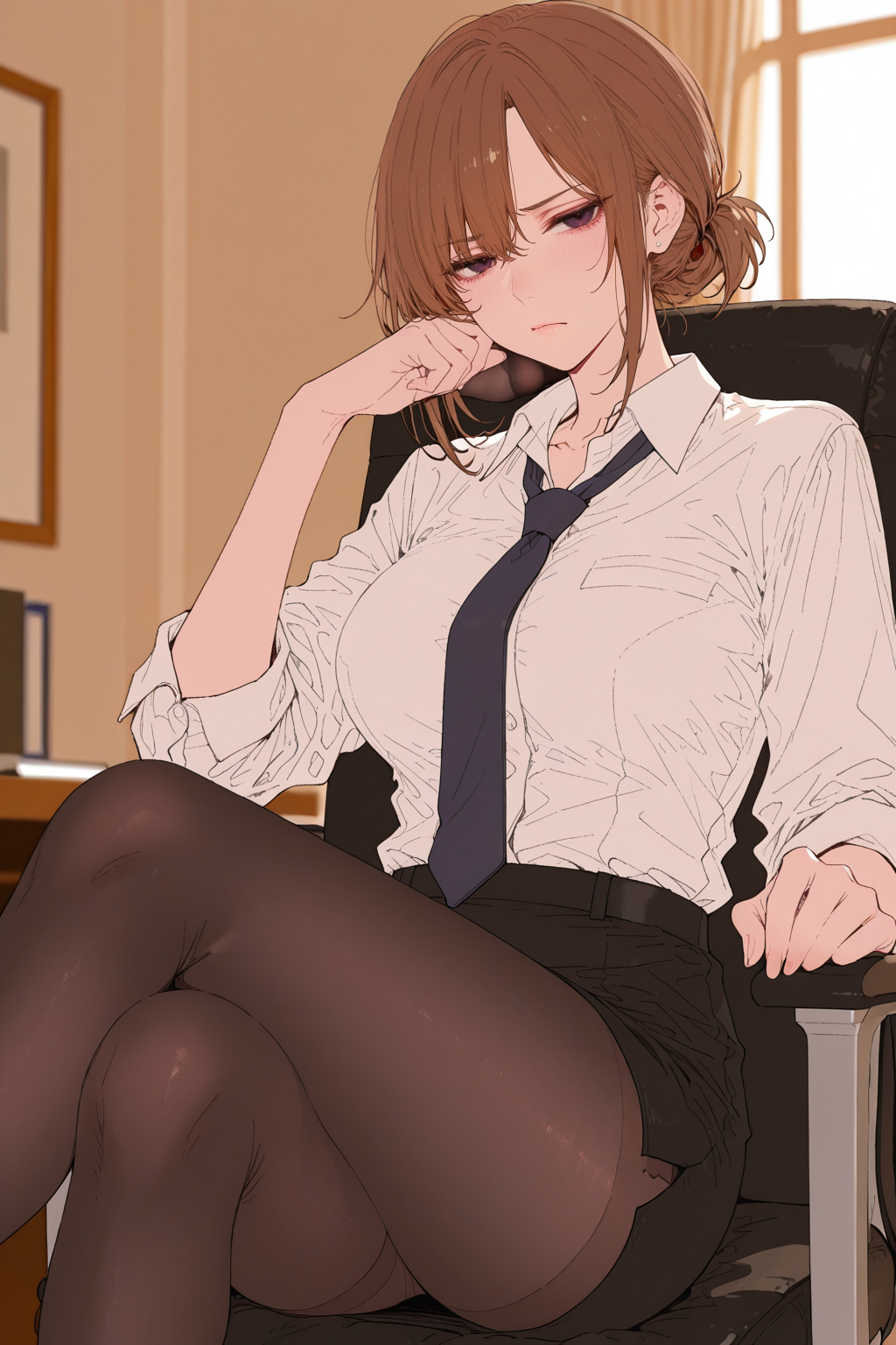 费尽心思捏着女上司的把柄的你,却只为了舔她的臭脚被她羞辱