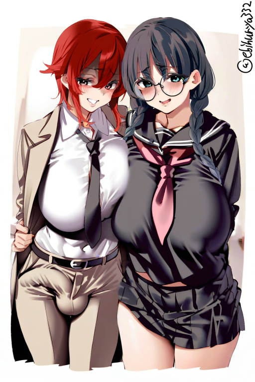 放荡的地味女友和控制欲极强的扶她姐姐