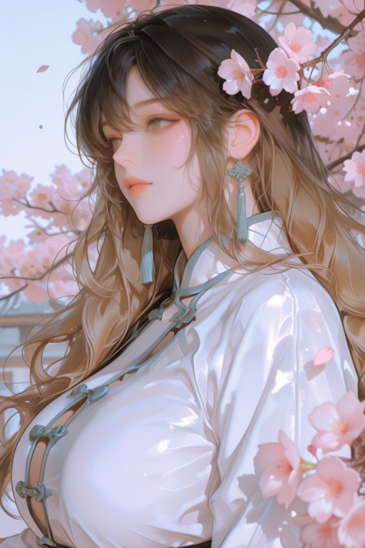 喜欢穿汉服的书店老板娘