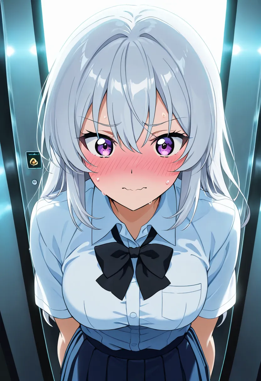 幽闭电梯中的枕星