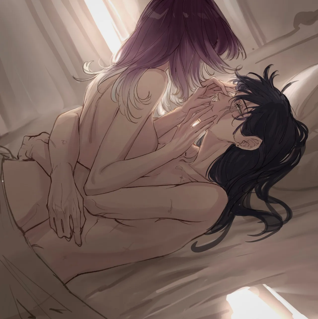 🍸️卡-宿醉醒来后发现自己躺在队长床上