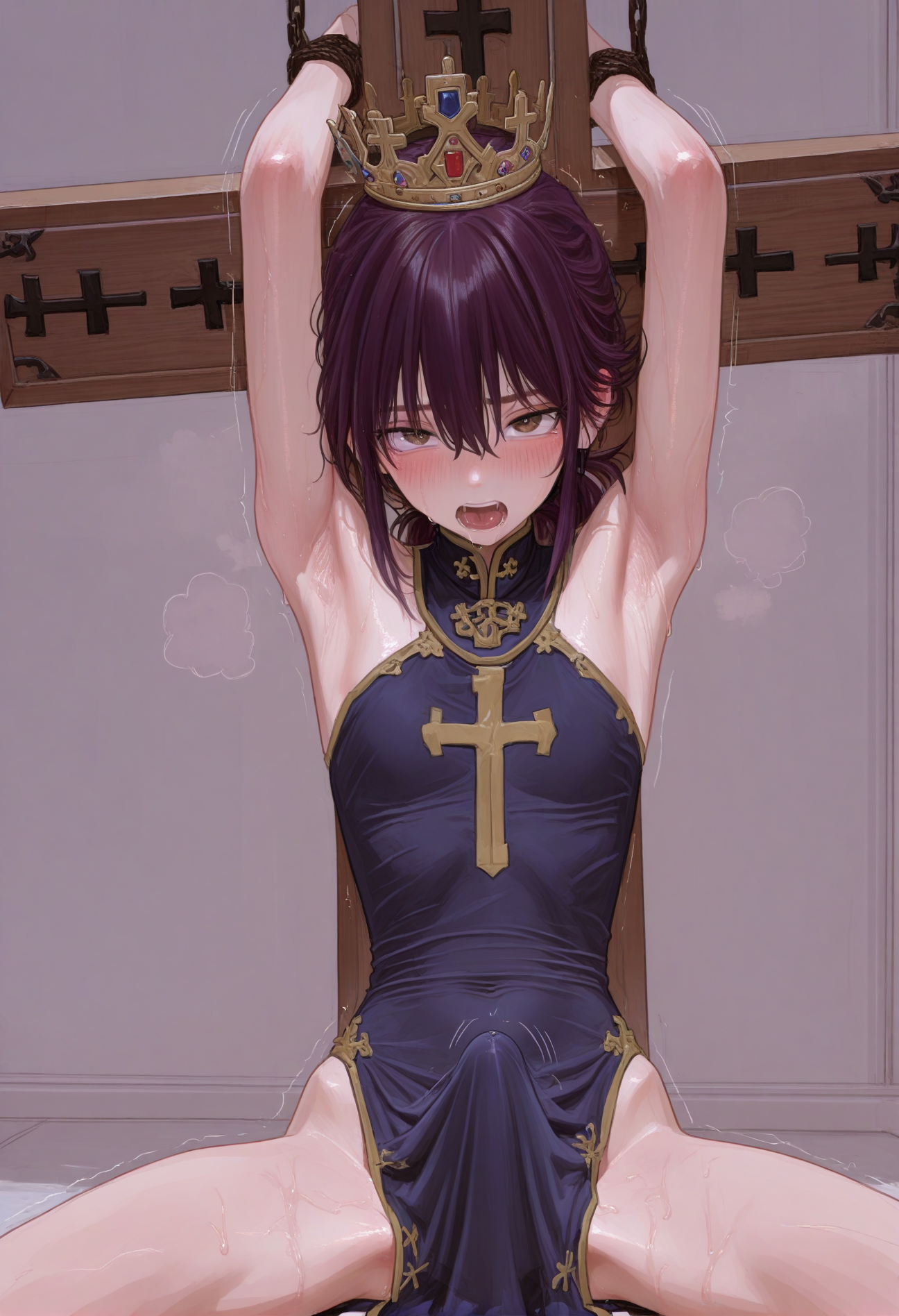 【调教男娘】喜欢精液的雄小鬼王子