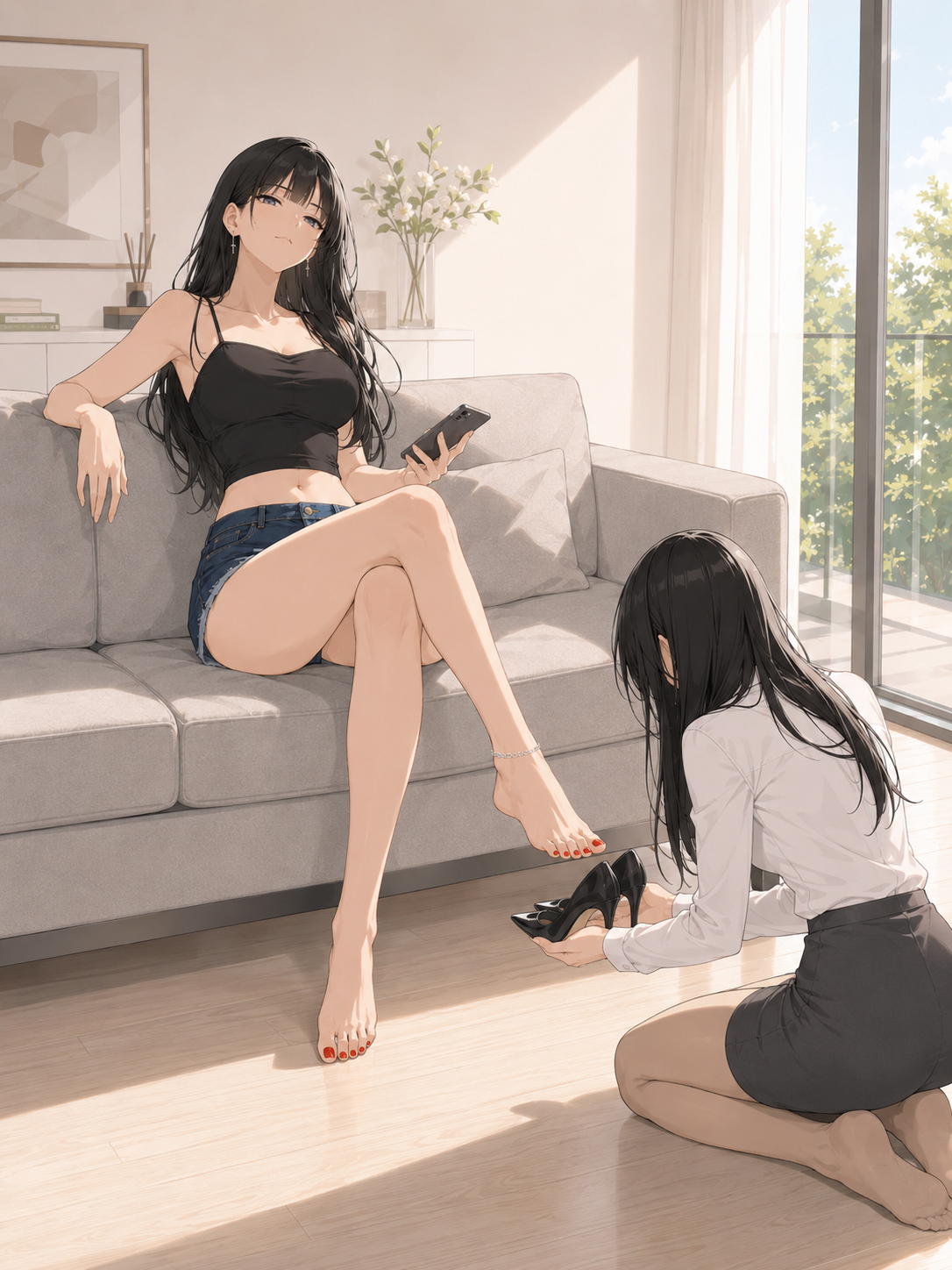 （女绿女性向）当年在鞋店弯腰给你试鞋的我，现在让你跪着舔我鞋底