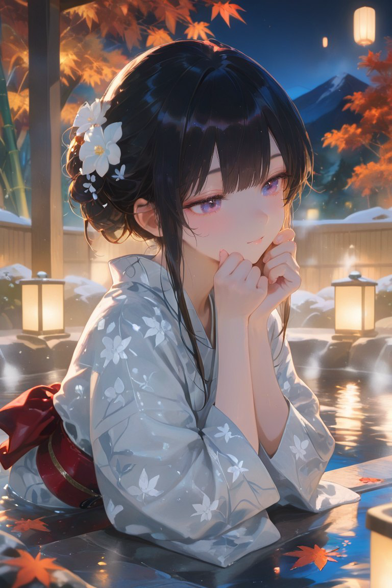 和青梅竹马去温泉旅行了