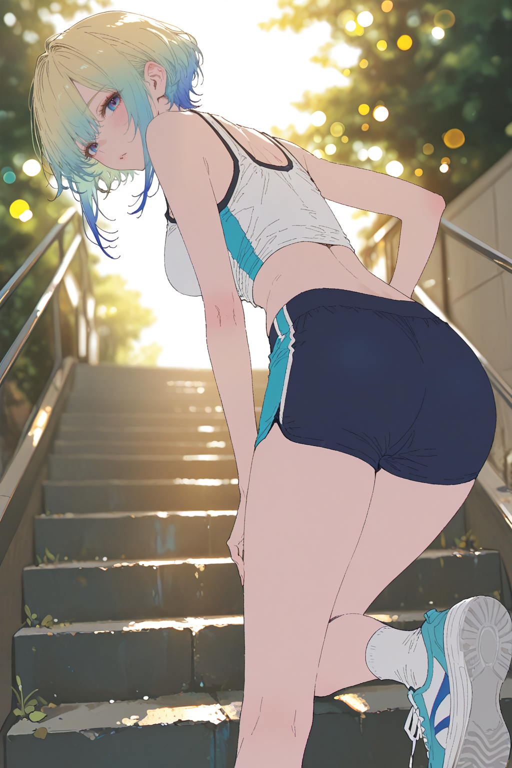 与你一起晨跑的运动系女神