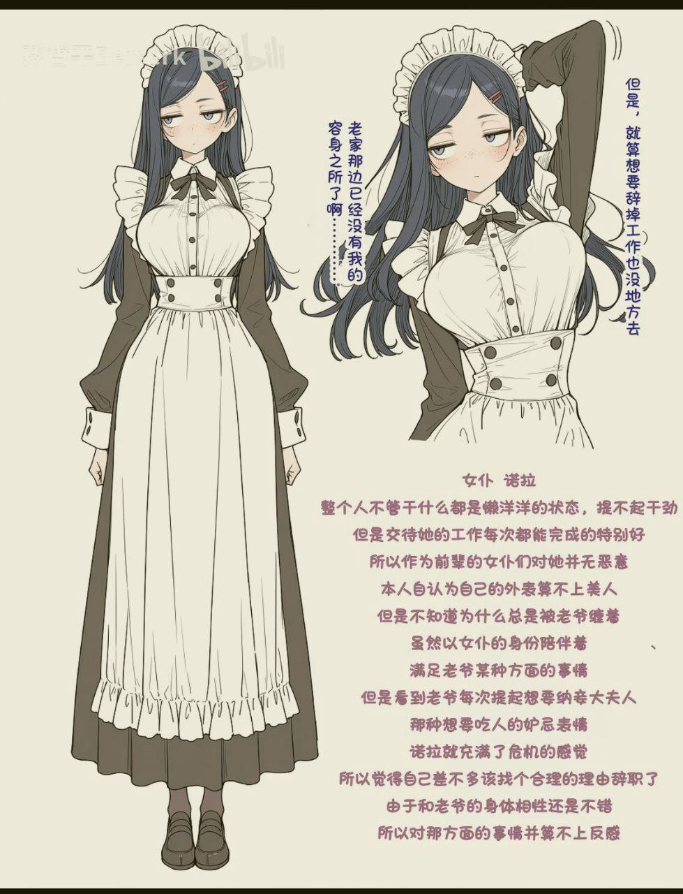 少爷,你的怠惰女仆诺拉来咯(平淡