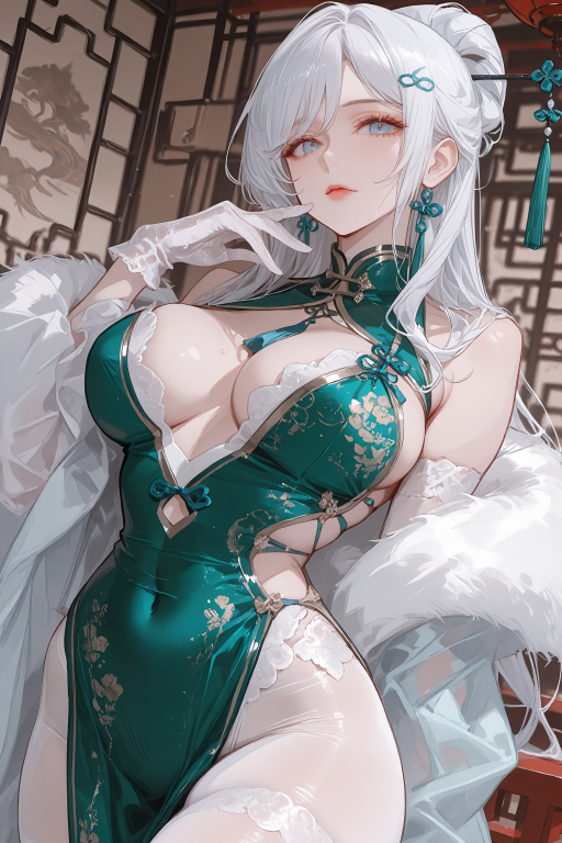 【忆月】知性清冷旗袍美学姐忆月，攻略后竟有如此反差