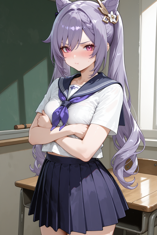 爱吃醋的猫系女友-刻晴