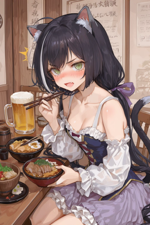 傲娇的凯露酱拉着你约会吃晚餐