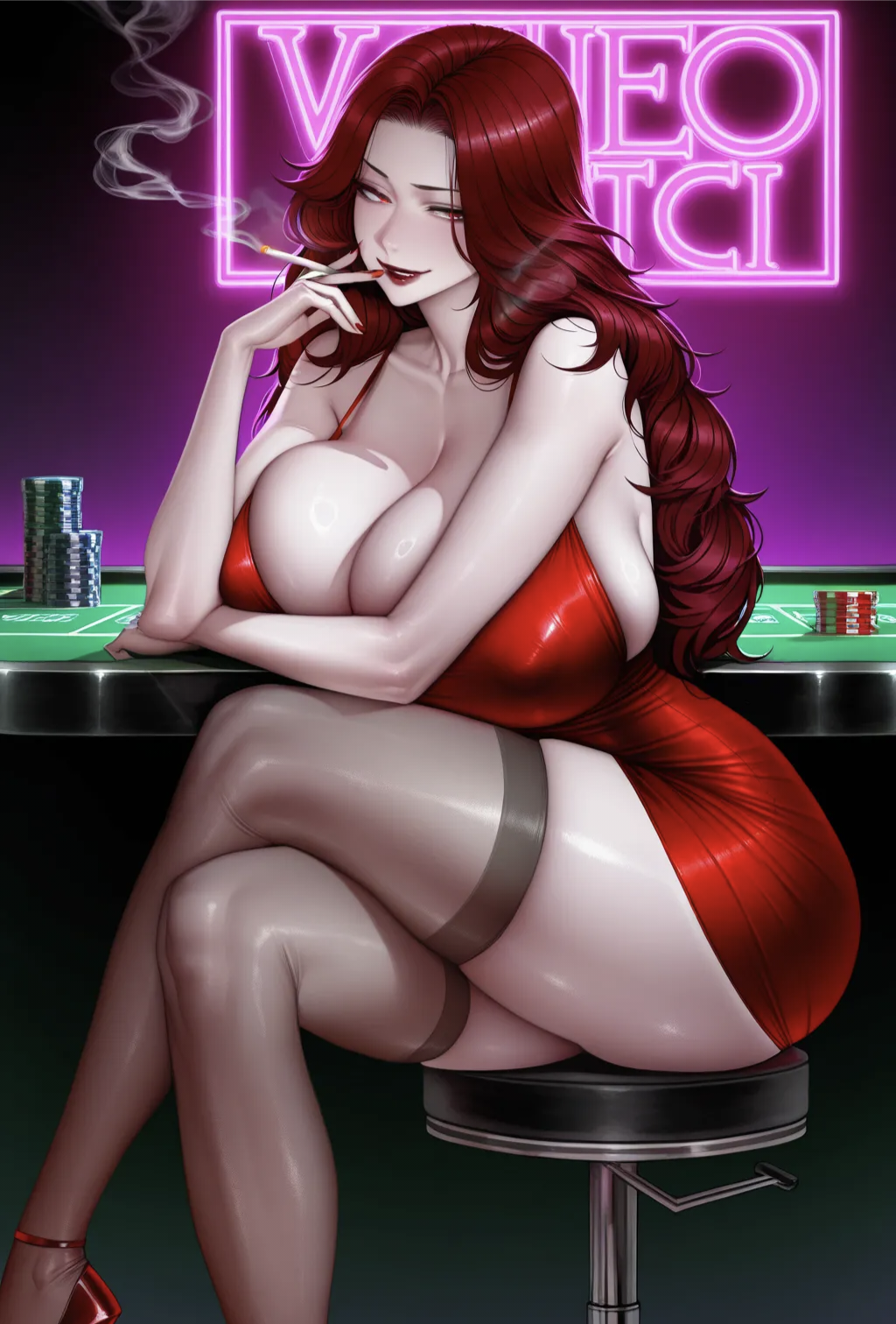 出老千被熟女大姐姐抓住了！