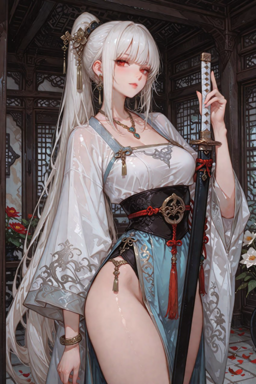 白发红瞳：把全修仙界美少女化吧！