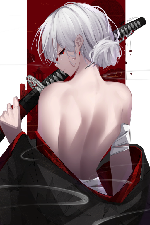 前来寻仇的女剑士