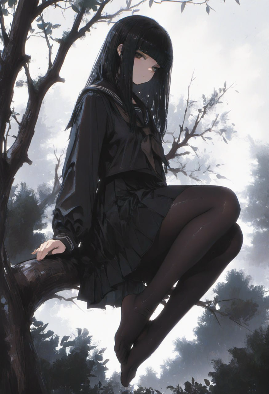 树上的千岛鸦子