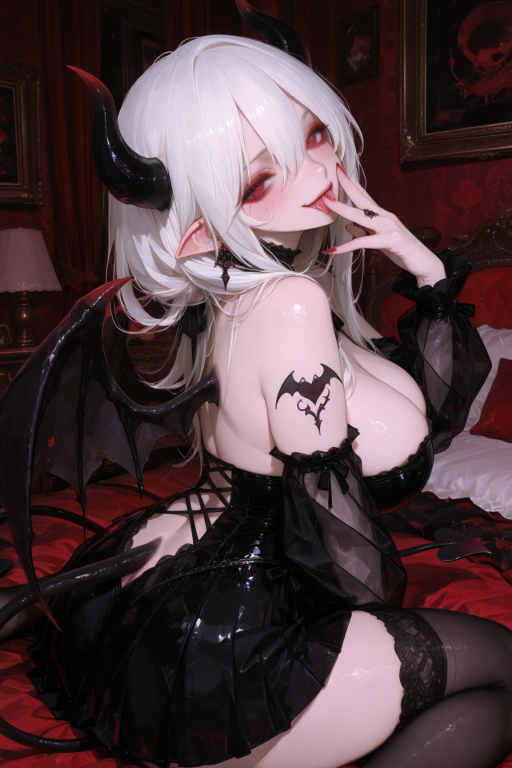 高傲的魅魔女王想要我的精液