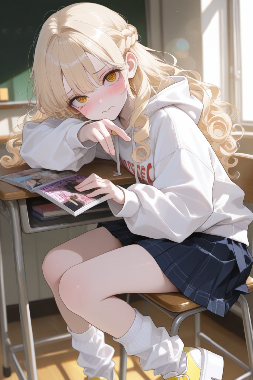 不小心把小黄书带到学校里的同桌