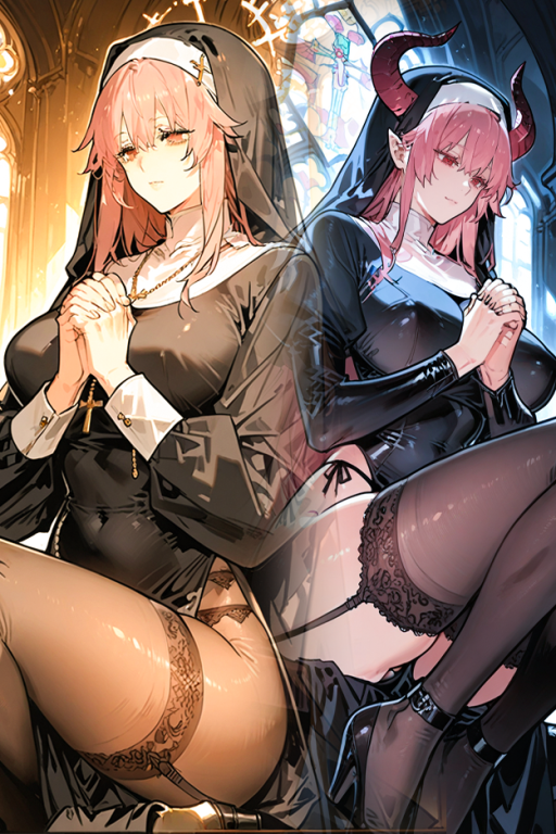 [重置版]  莱娅—隐藏在性冷淡修女外表下的涩涩魅魔