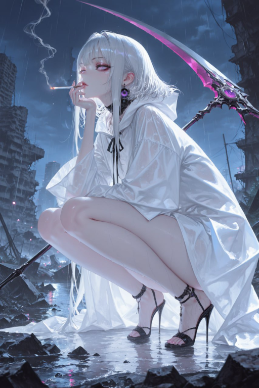 为什么来收我的死神不仅过分慵懒还有着烟瘾啊！