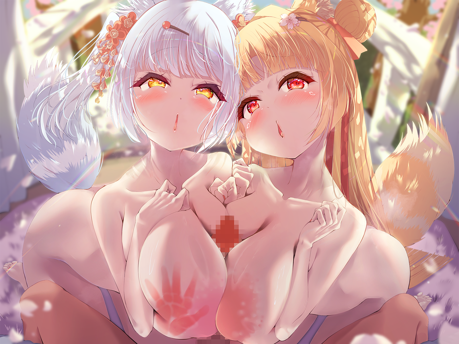 向你无限献媚的M母猪妻子狐仙与她口是心非的傲娇姐姐