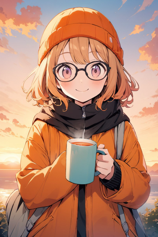 星空,旅者与橙子